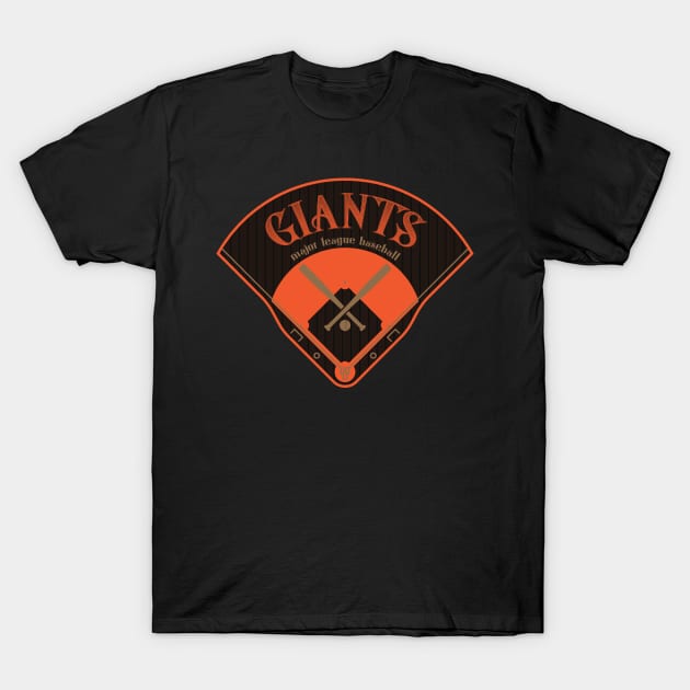 San Francisco Baseball T-Shirt by Nagorniak